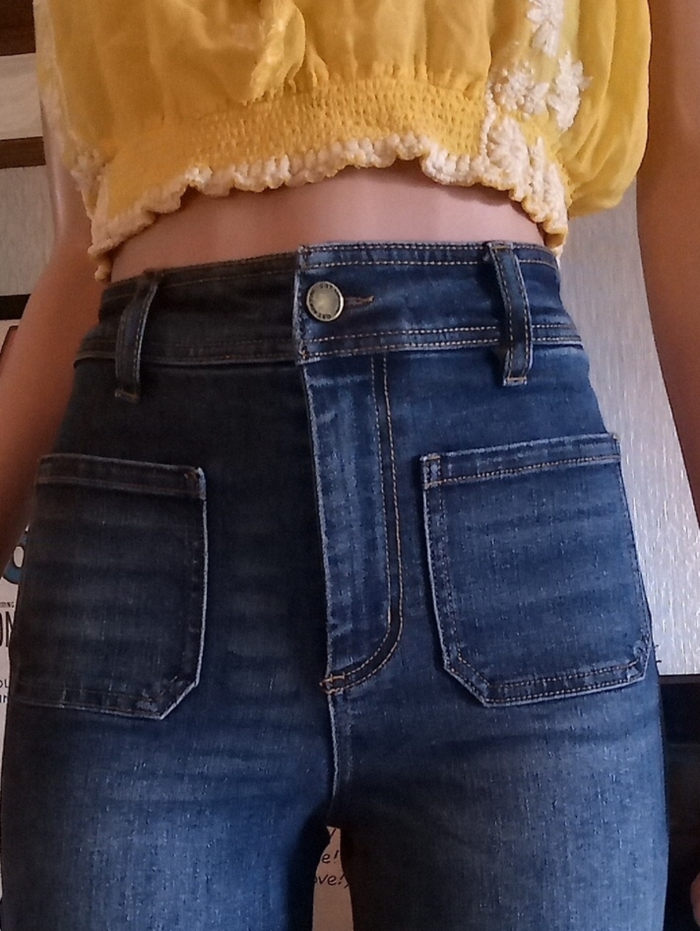 OAT NEW YORK '70S Style Pocket Jeans. Sz 4/27 Inch Waist. - Picture 3 of 11